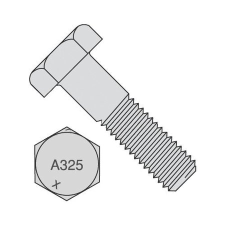 NEWPORT FASTENERS Grade A325, 3/4"-10 Structural Bolt, Hot Dipped Galvanized Steel, 1 1/2 in L, 600 PK 275048-BR-600